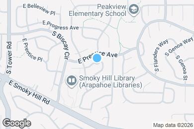 Map image of the property - 19044 E Prentice Cir