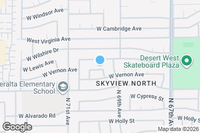Map image of the property - 6938 W Haven Ave