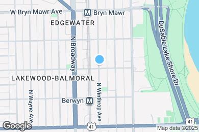 Map image of the property - 5402 N Winthrop Ave