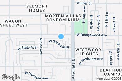 Map image of the property - 1944 W Gardenia Dr