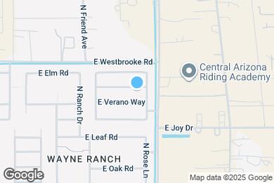 Map image of the property - 1709 E Primavera Way