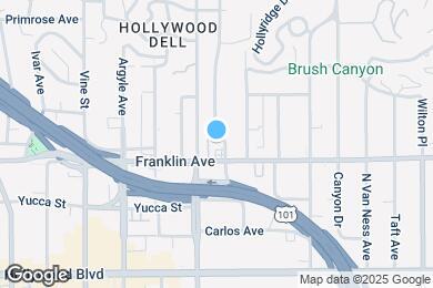 Map image of the property - 1909 N Beachwood Dr