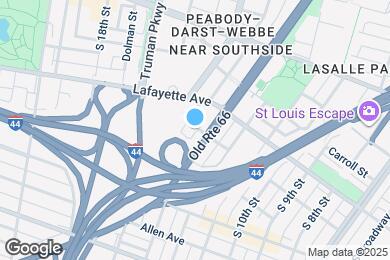 Map image of the property - 1218 Soulard St