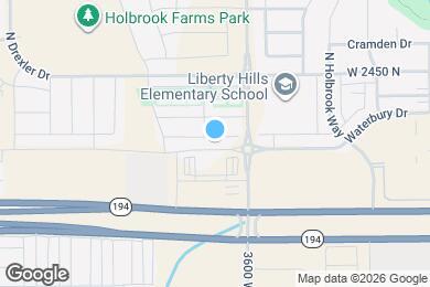 Map image of the property - 3695 W 2280 N
