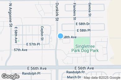 Map image of the property - 19306 E 58th Cir