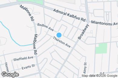 Map image of the property - 25 Thurston Ave