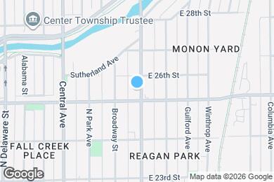 Map image of the property - 2516 N College Ave