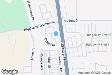 Map image of the property - 900 Oxford Dr