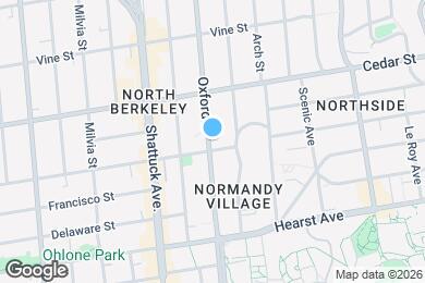 Map image of the property - 1685 Oxford St