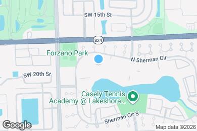 Map image of the property - 8750 N Sherman Cir