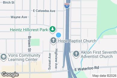 Map image of the property - 1799 Highview Ave