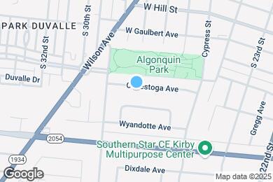 Map image of the property - 2808 Conestoga Ave