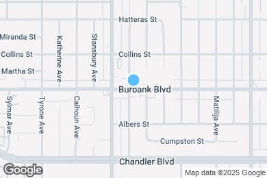 Map image of the property - 14033 Burbank Blvd