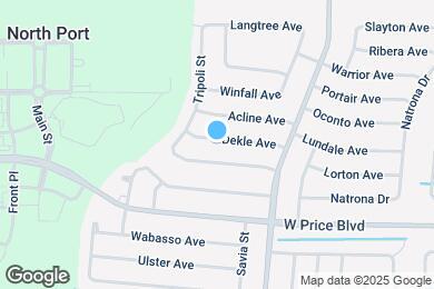 Map image of the property - 4239 Dekle Ave