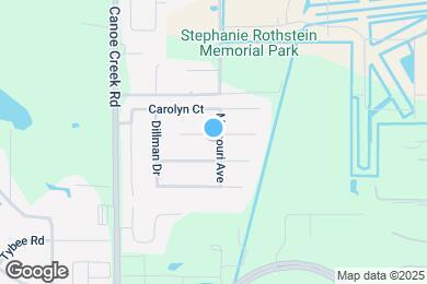 Map image of the property - 1821 W Clinton Dr