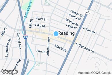 Map image of the property - 145 W Benson St