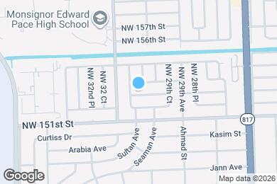 Map image of the property - 3041 NW 152nd Terrace