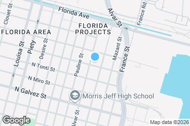 Map image of the property - 3915 N Rocheblave St