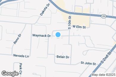 Map image of the property - 1103 W Myrtle St