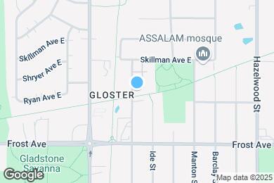 Map image of the property - 2000 Clarence St