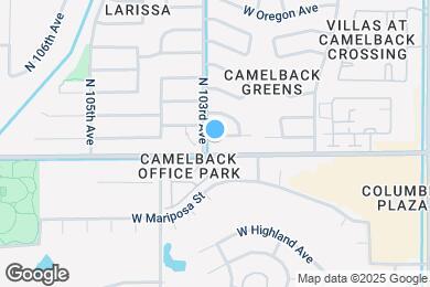 Map image of the property - 10257 W Pasadena Ave