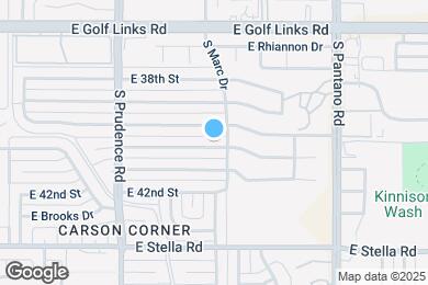 Map image of the property - 7651 E Mary Dr