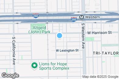 Map image of the property - 2524 W Flournoy St