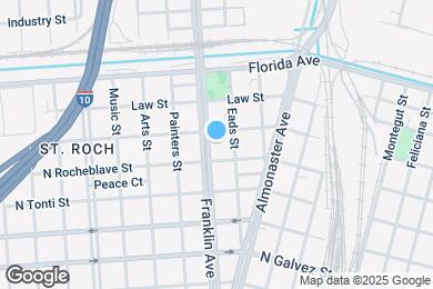 Map image of the property - 2423 Franklin Ave