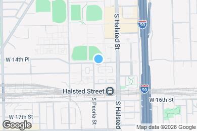 Map image of the property - 841 W 14th Pl