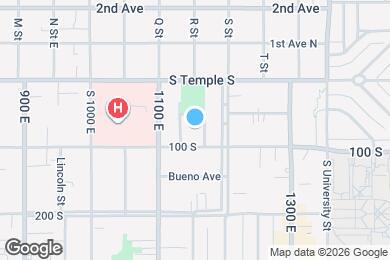 Map image of the property - University Gardens Apartments (2025)