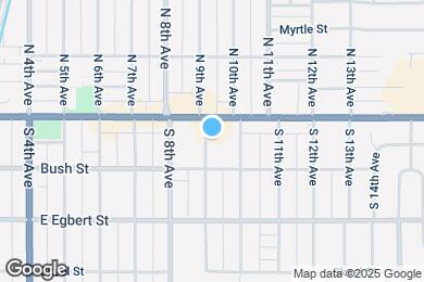 Map image of the property - 36 S 9th Ave