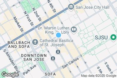 Map image of the property - 88 E San Fernando St