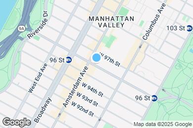 Map image of the property - West 96th Street