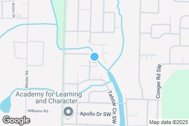 Map image of the property - Creek Bend Apartments