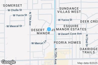 Map image of the property - 7526 W Desert Cove Ave