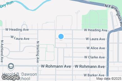 Map image of the property - 2302 W Laura Ave