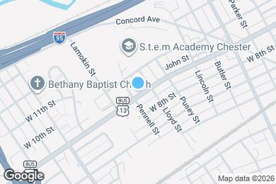 Map image of the property - 1124 W 9th St