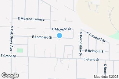 Map image of the property - 2856 E Lombard St