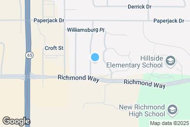Map image of the property - 1636 Charleston Dr