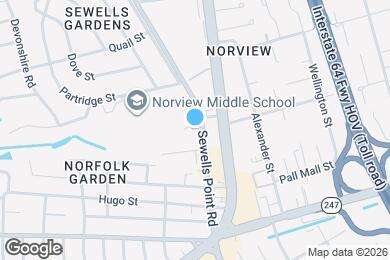 Map image of the property - 6259 Sewells Point Rd