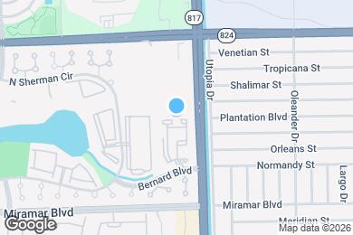 Map image of the property - 8021 SW 21st Ct
