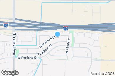 Map image of the property - 15999 W Moreland St