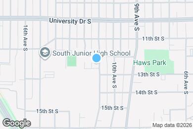 Map image of the property - 1105 13th St S