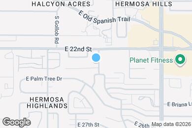 Map image of the property - 1238 S Brown Ave