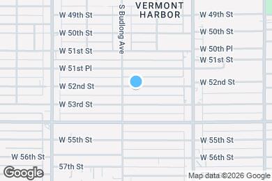 Map image of the property - 1138 W 52nd St