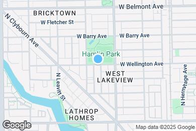 Map image of the property - 2039 W Wellington Ave