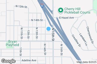 Map image of the property - 1407 E Spokane Ave
