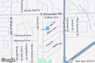 Map image of the property - 4176 Riker Ave