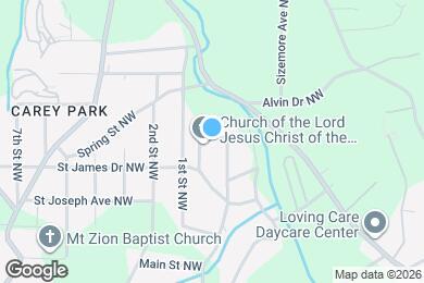 Map image of the property - 1846 North Ave NW