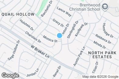 Map image of the property - 1300 Monica St